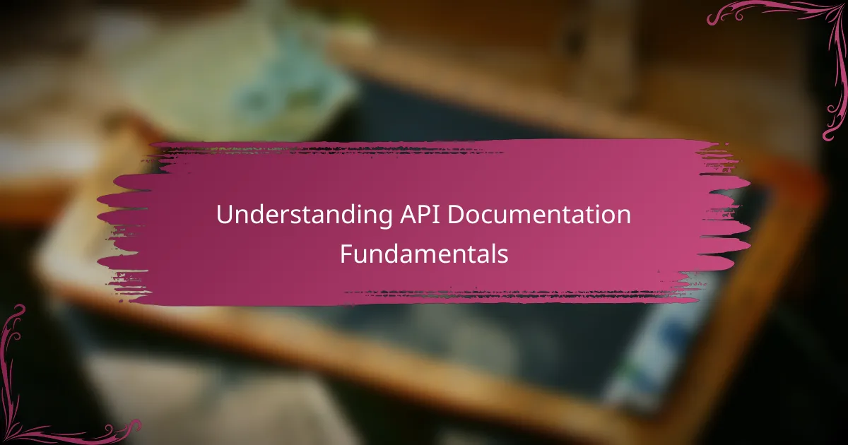 Understanding API Documentation Fundamentals